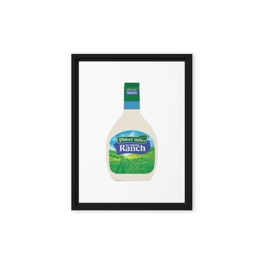 Stoked Valley Ranch Framed Canvas Print