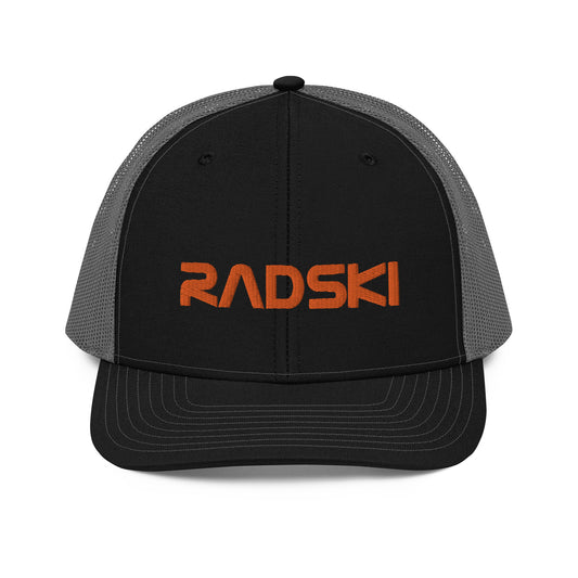 RADSKI Black Trucker Cap