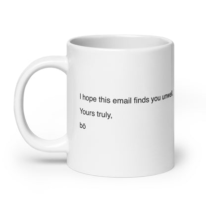 I hope this email finds you unwell 20 oz Mug