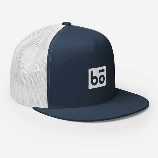 bō Embroidered Trucker Cap